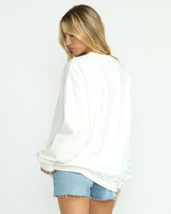 Billabong Ride In Crew Sweatshirt - Salt Crystal