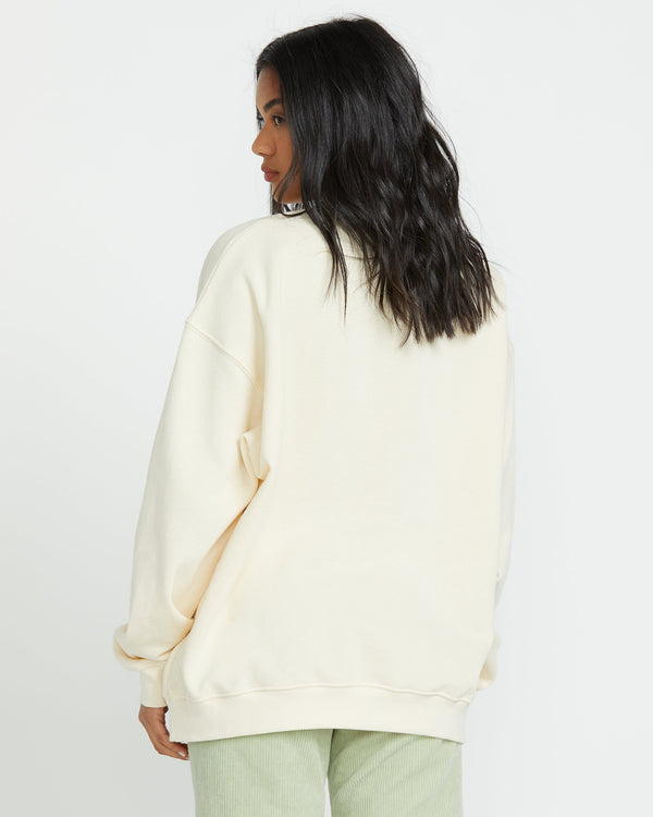 Billabong Ride In Crew Sweatshirt - Whitecap1