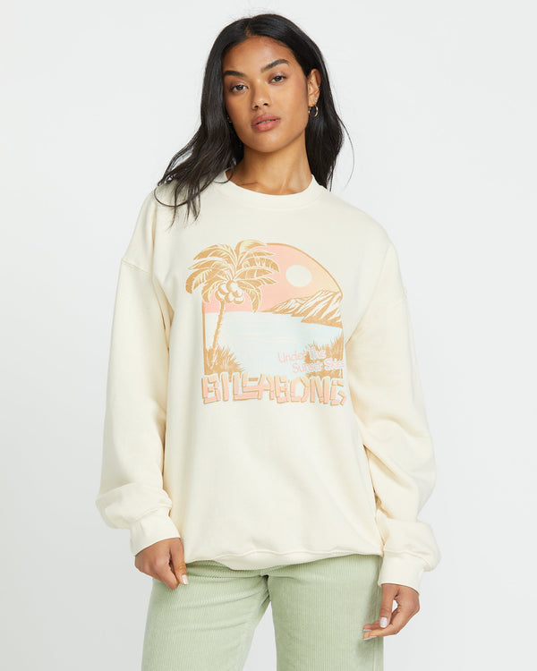 billabong Ride In Crew Sweatshirt - Whitecap1