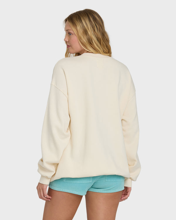 Billabong Ride In Crewneck Sweatshirt - Whitecap