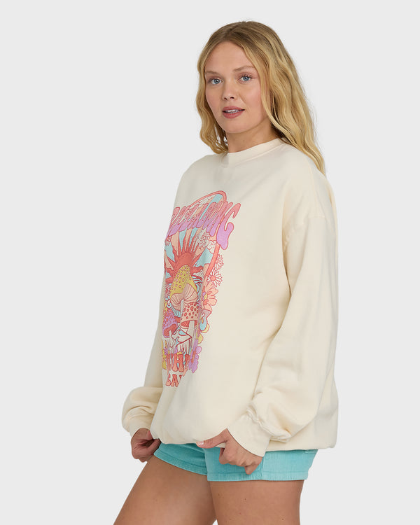 Billabong Ride In Crewneck Sweatshirt - Whitecap