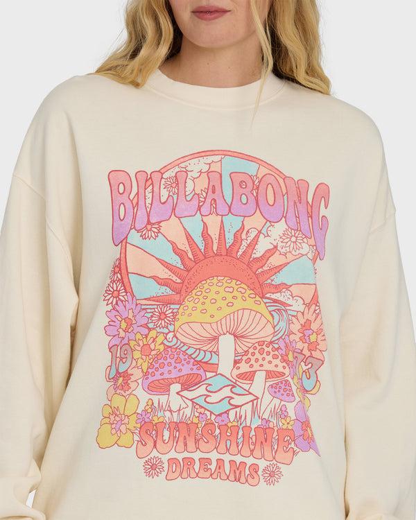 Billabong Ride In Crewneck Sweatshirt - Whitecap
