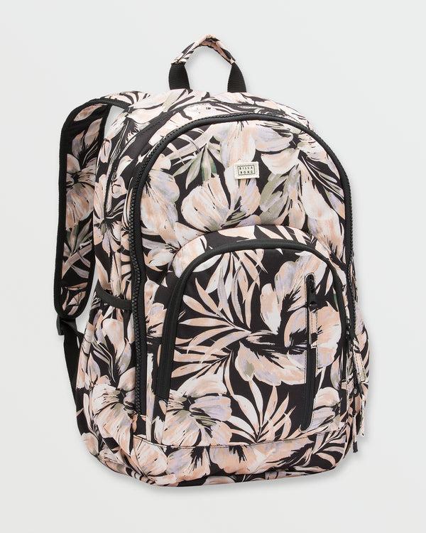 billabong Roadie Backpack - Black Floral