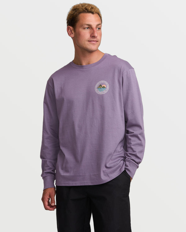 Billabong Rockies A/Div Long Sleeve Tee - Lavender