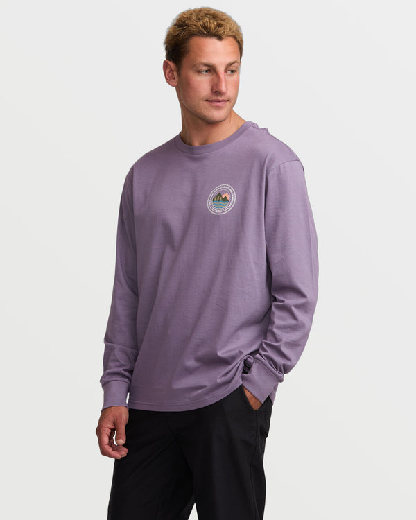 Billabong Rockies A/Div Long Sleeve Tee - Lavender