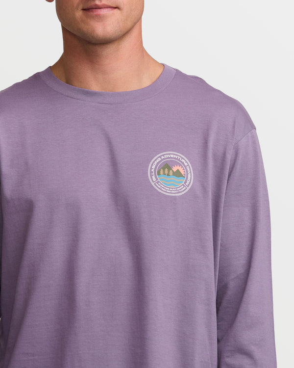 Billabong Rockies A/Div Long Sleeve Tee - Lavender