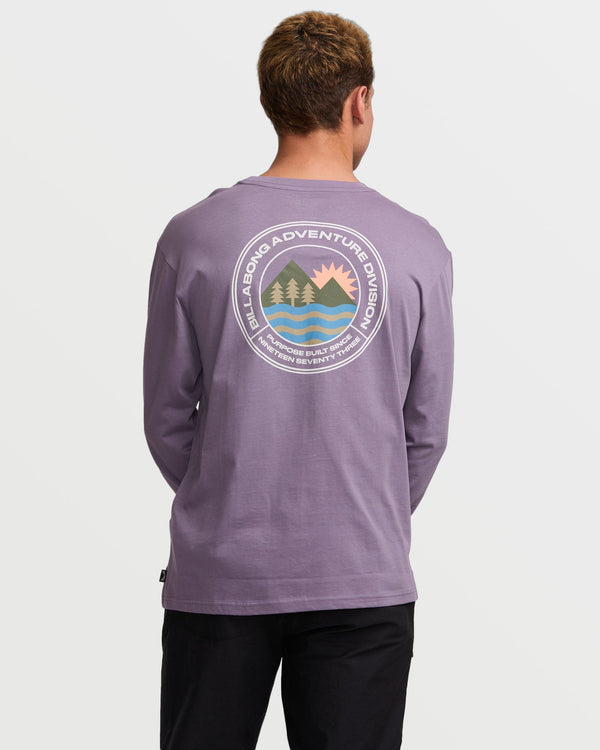 billabong Rockies A/Div Long Sleeve Tee - Lavender