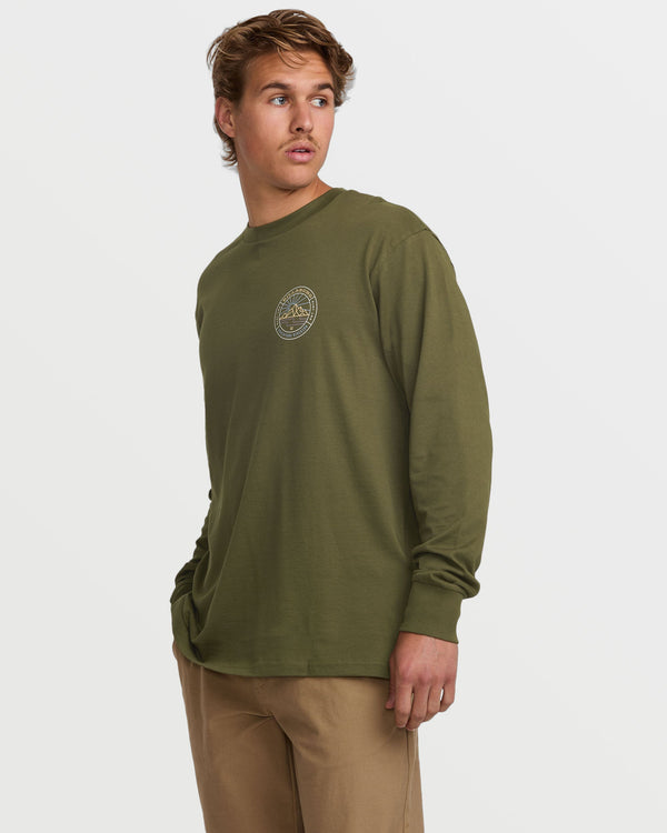 Billabong Rockies A/Div Long Sleeve Tee - Olive