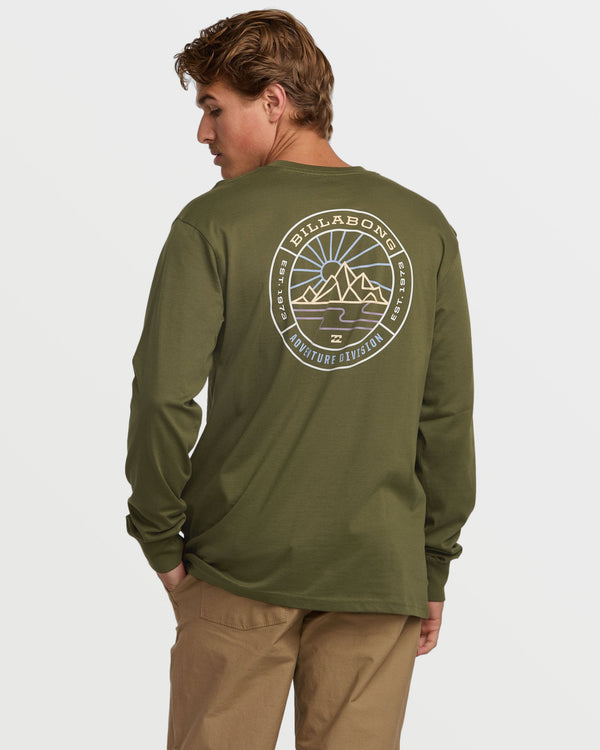 billabong Rockies A/Div Long Sleeve Tee - Olive