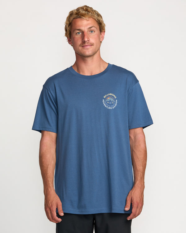 billabong Rockies A/Div Tee - Deep Blue