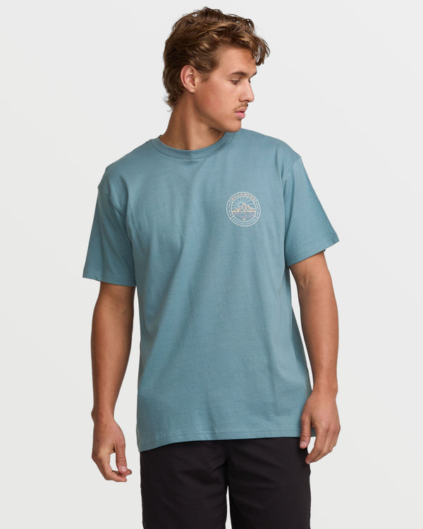 Billabong Rockies A/Div Tee - Glacier Blue