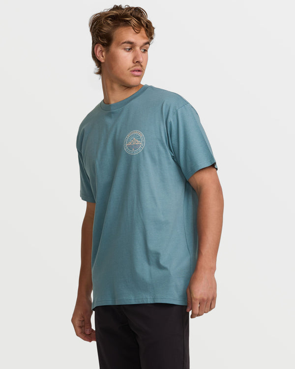 Billabong Rockies A/Div Tee - Glacier Blue