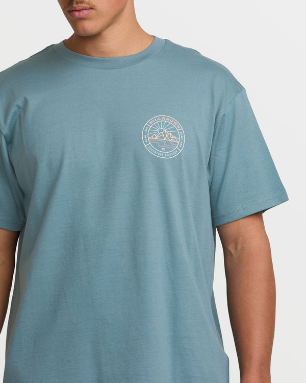Billabong Rockies A/Div Tee - Glacier Blue