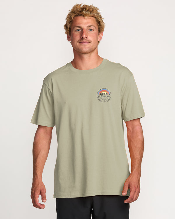 billabong Rockies A/Div Tee - Sage Heather