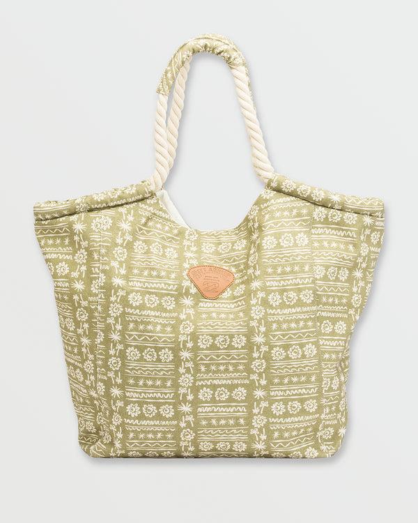 Billabong Rope Tote Bag - Green Tea