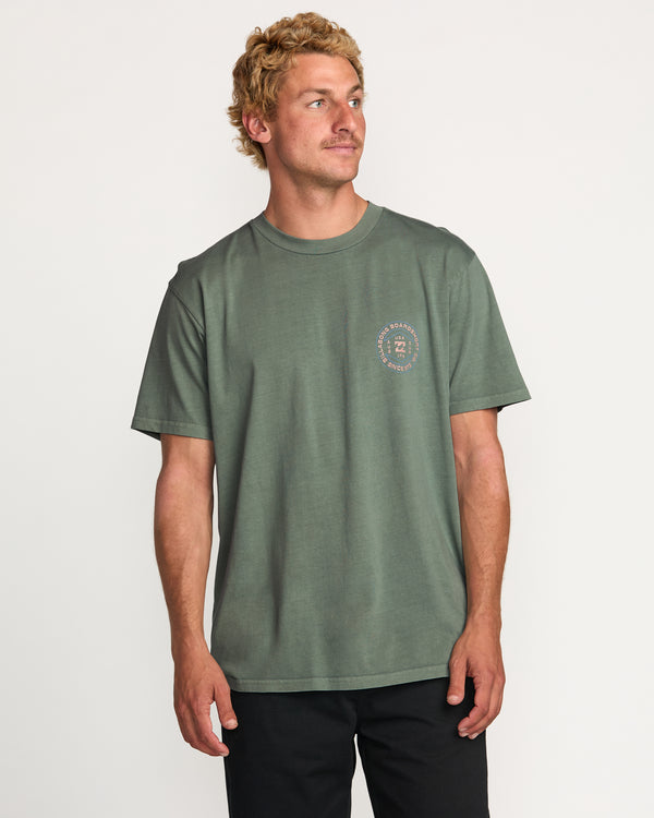 Billabong Rotation Premium Wave Wash Tee - Pine