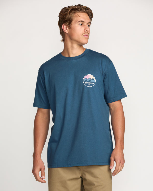 billabong Runner Premium Tee - Deep Blue