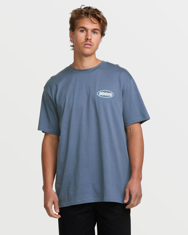 Billabong Runner Premium Tee - Slate Blue