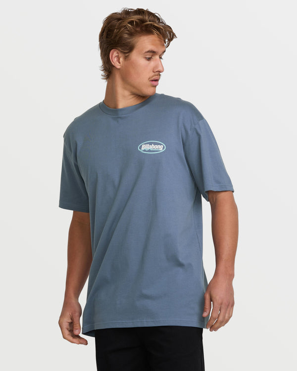 Billabong Runner Premium Tee - Slate Blue