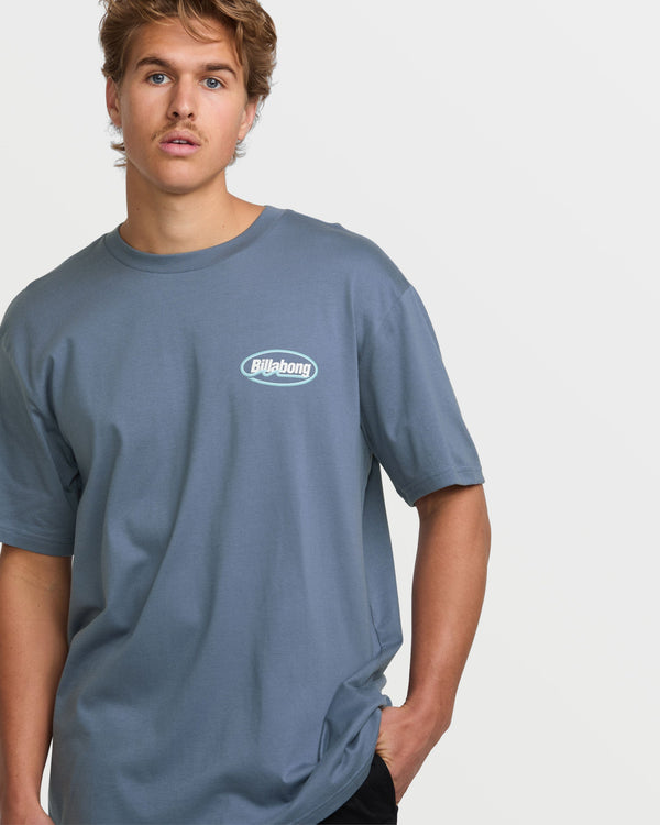 Billabong Runner Premium Tee - Slate Blue