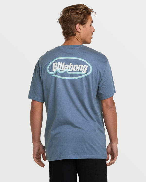 Billabong Runner Premium Tee - Slate Blue