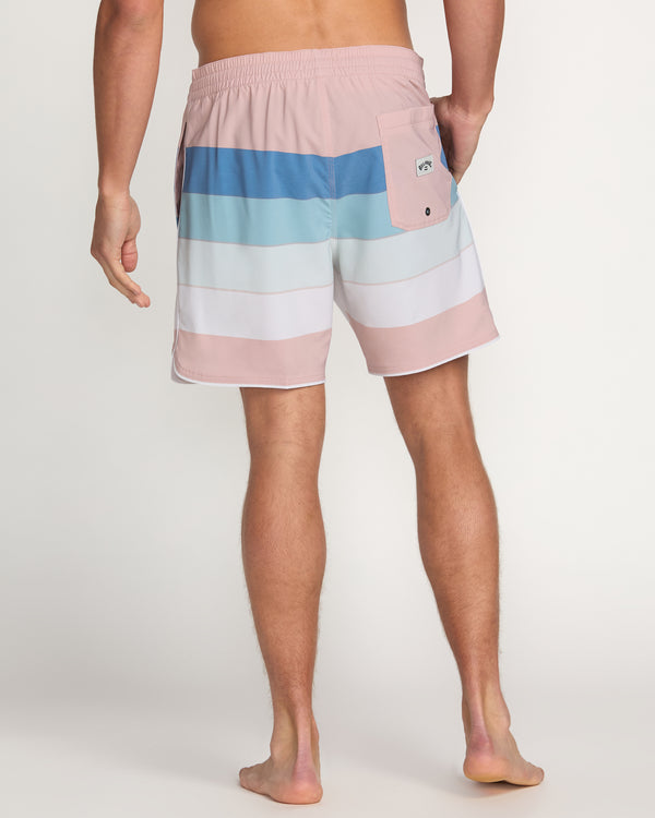 Billabong Sandbar Laybacks 17" Trunks - Dusty Pink