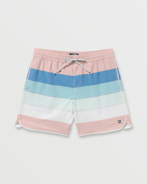 Billabong Sandbar Laybacks 17" Trunks - Dusty Pink