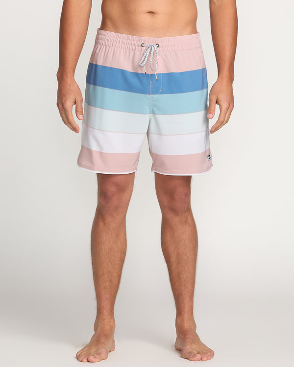 billabong Sandbar Laybacks 17" Trunks - Dusty Pink