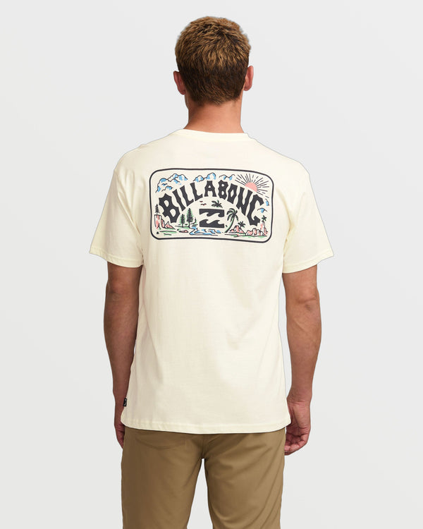 billabong Scenic Arch A/Div Tee - Off White