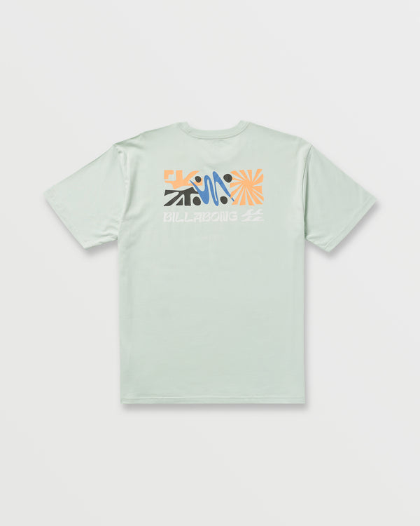 Billabong Segment Regular Tee - Ash Blue