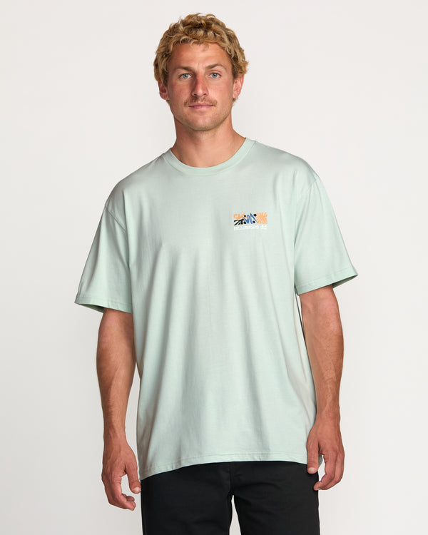 billabong Segment Regular Tee - Ash Blue