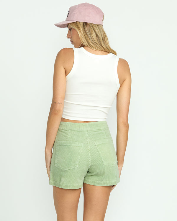 Billabong Set The Tone Cord Short - Pistachio