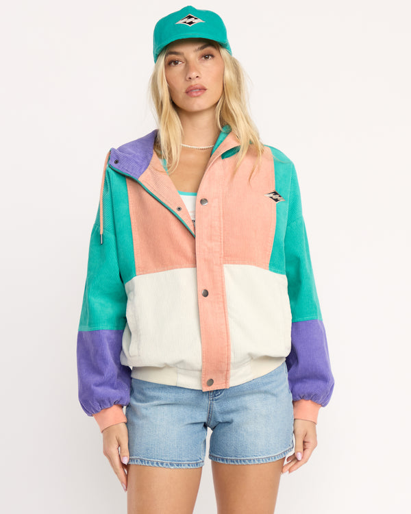 Billabong Set The Tone Jacket - Aqua Haze