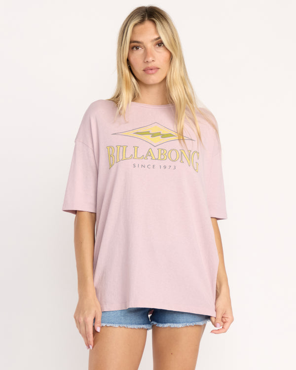 billabong Since 73 Short Sleeve Tee - Haze
