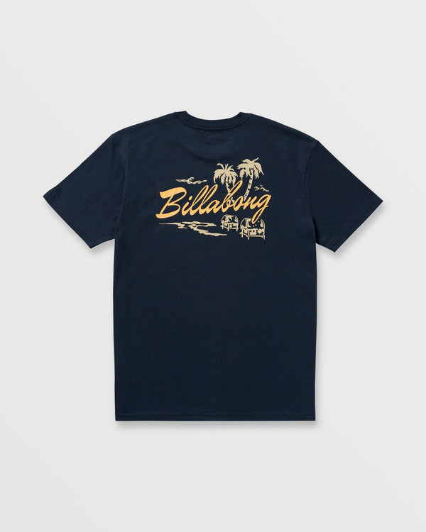 Billabong Skull Island Premium Tee - Navy