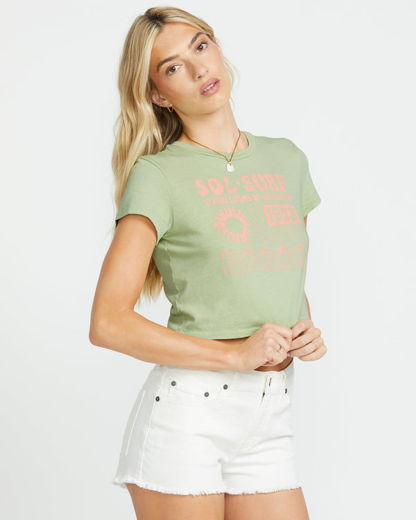 Billabong Sol Surf Tee - Pistachio