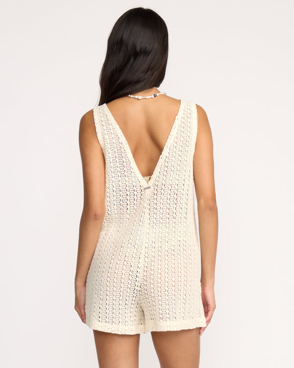 Billabong Steller Time Romper - Whitecap
