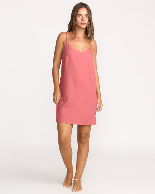 billabong Summer Love Mini Slip Dress - Wild Ginger
