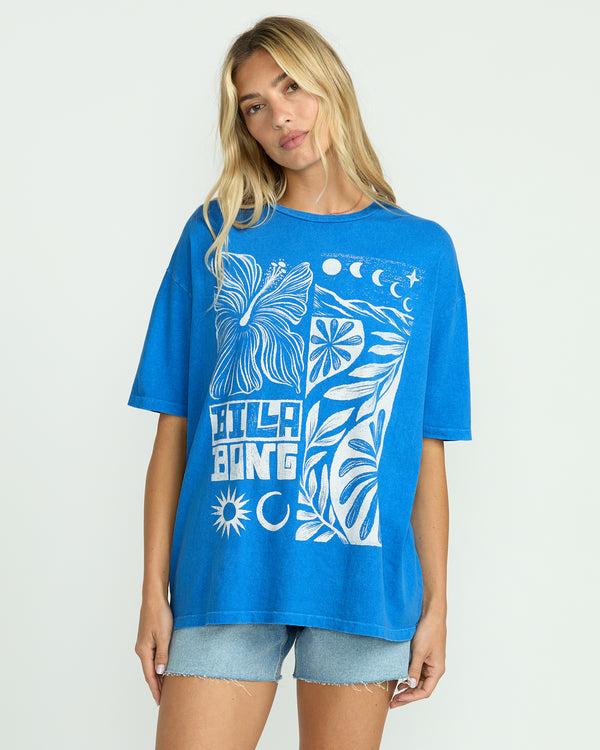 billabong Summer Nights Tee - True Blue