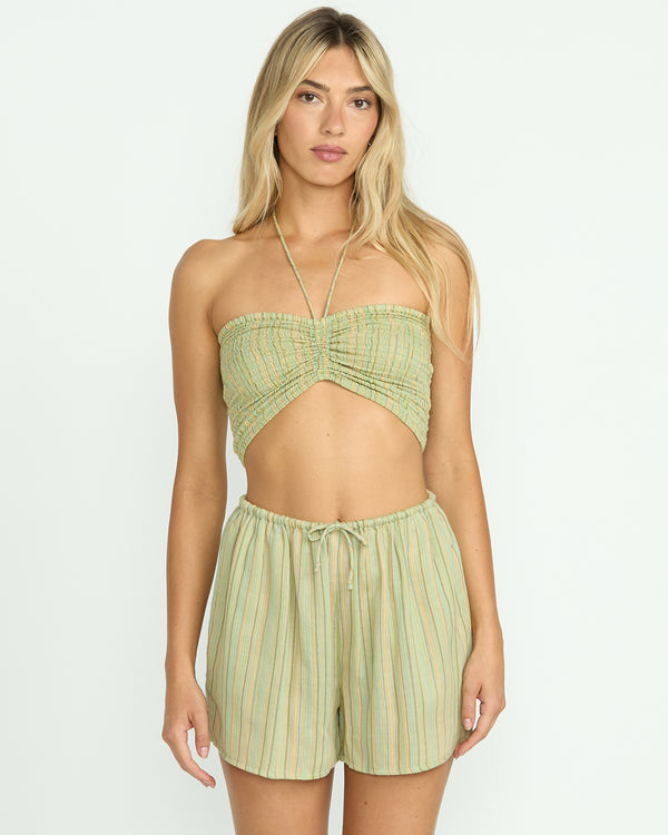 Billabong Summer Sunshine Crop Top - Pistachio