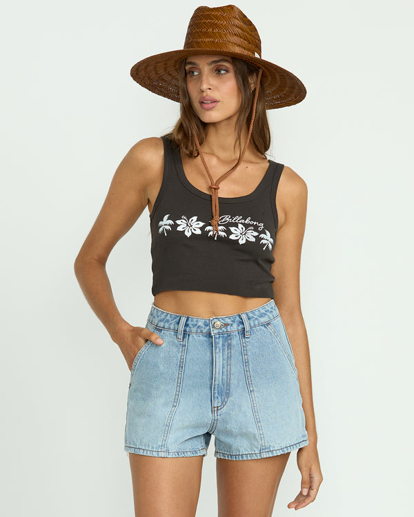 billabong Sun Days Denim Shorts - Indigo Rinse