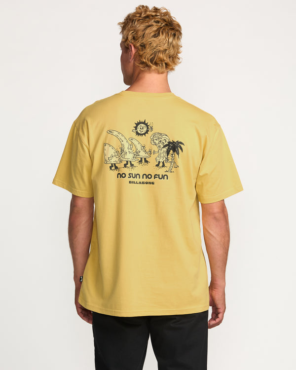 Billabong Sun Fun Regular Tee - Vintage Gold