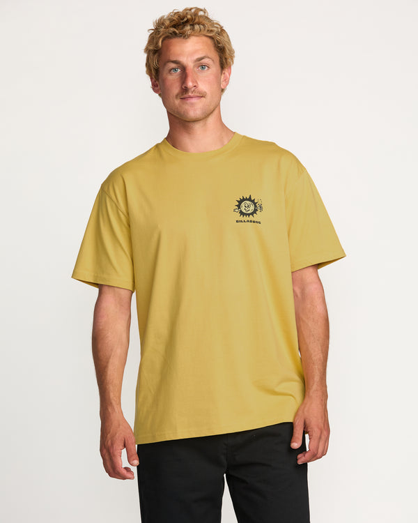 billabong Sun Fun Regular Tee - Vintage Gold