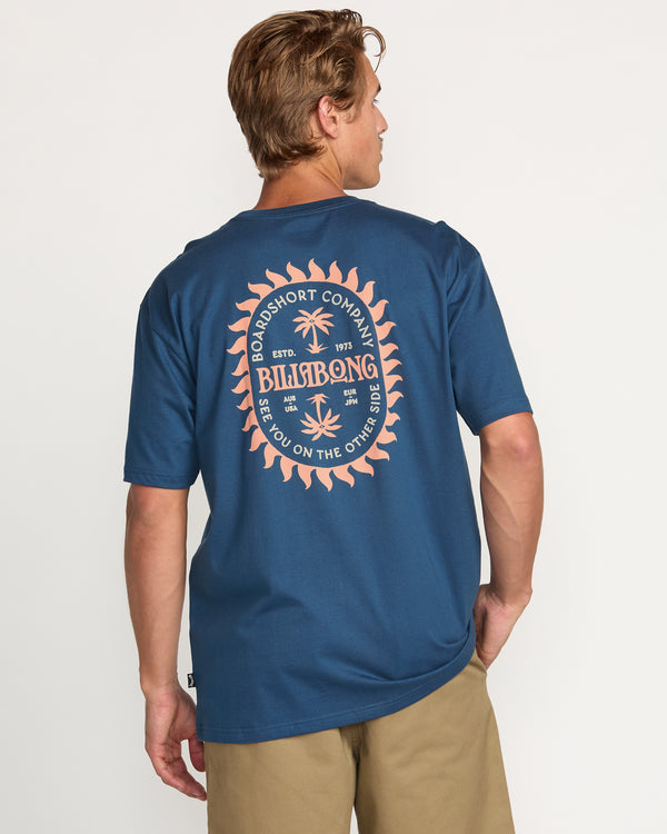 Billabong Sun Rays Regular Tee - Deep Blue