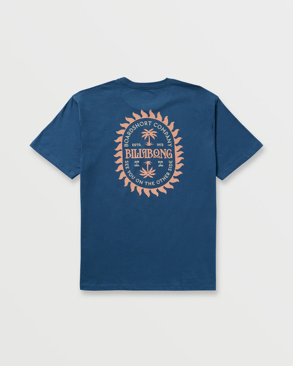 Billabong Sun Rays Regular Tee - Deep Blue