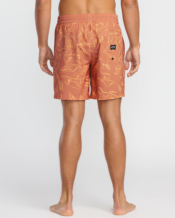 Billabong Sundays Laybacks 17" Trunks - Dusty Rose