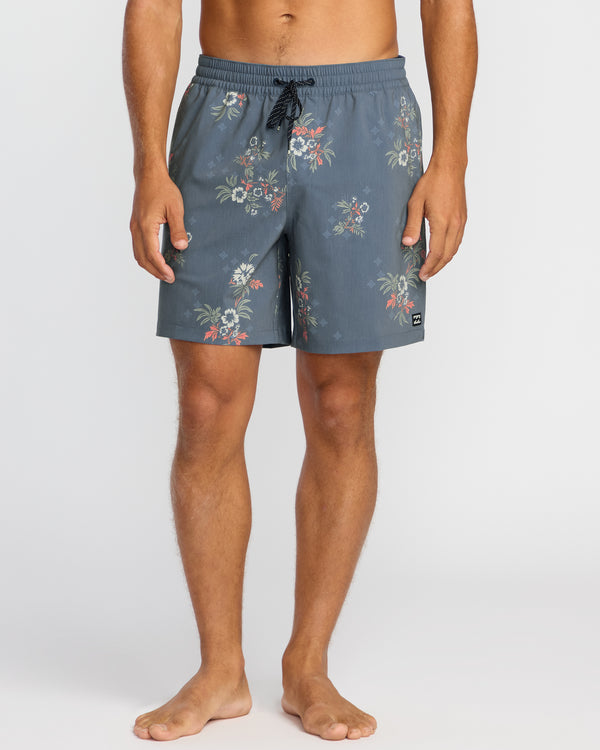 Billabong Sundays Laybacks 17" Trunks - Steel Blue