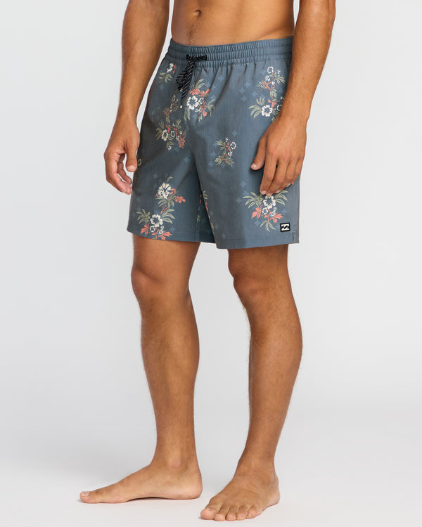 Billabong Sundays Laybacks 17" Trunks - Steel Blue