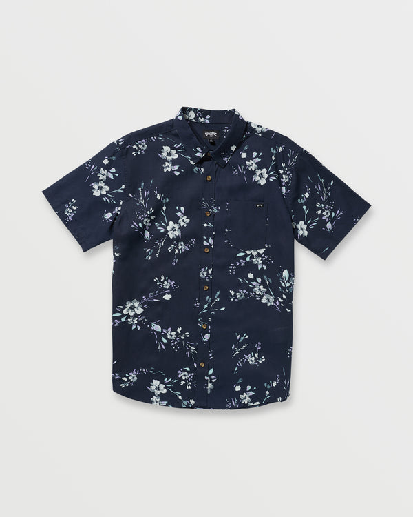 Billabong Sundays Short Sleeve Shirt - Dark Navy