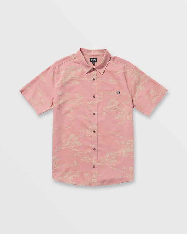 Billabong Sundays Short Sleeve Shirt - Dust Red